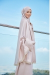 Telekung Meena Champagne
